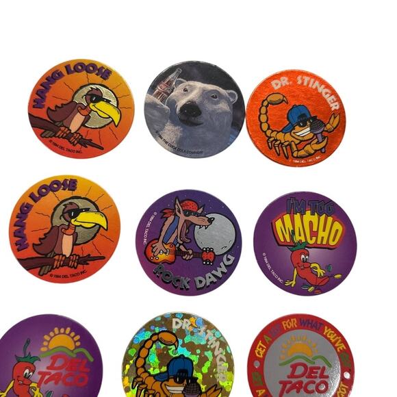 Del Taco Pogs Lot of 13 1994-1995 - Picture 4 of 4